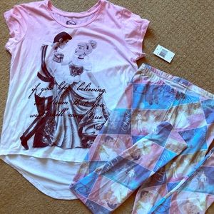 Disney - Cinderella leggings and Ombré T-Shirt